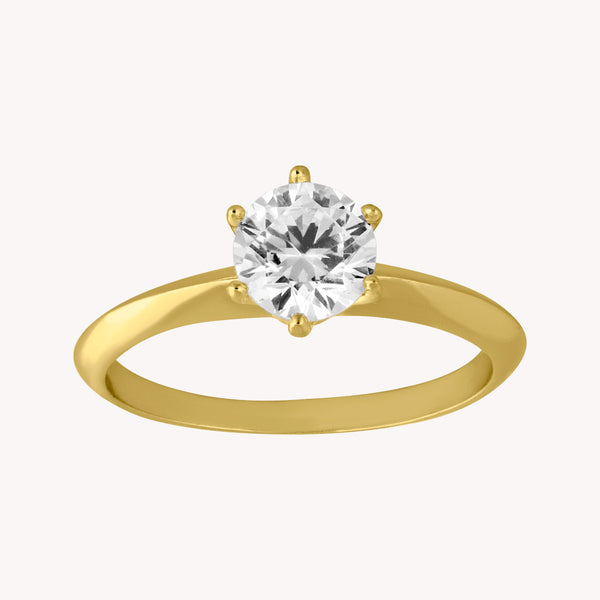 Anillo Solitario 6U OA011