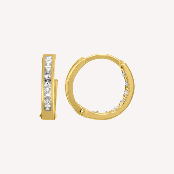 Arracada Huggie Med OW011