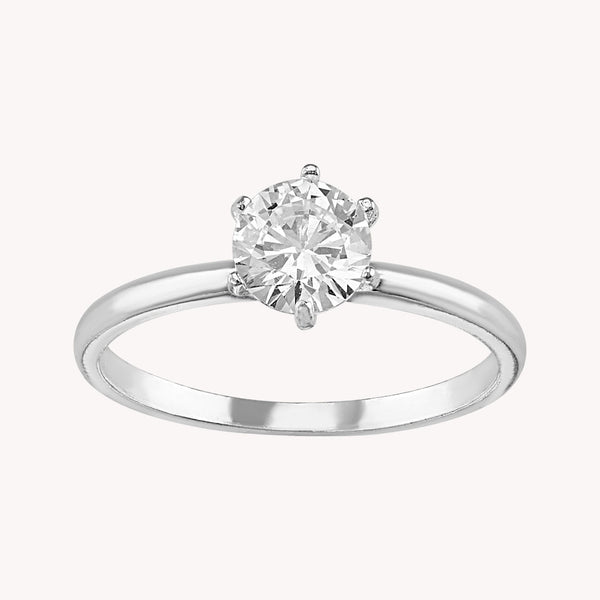 Anillo Solitario 6U PA003