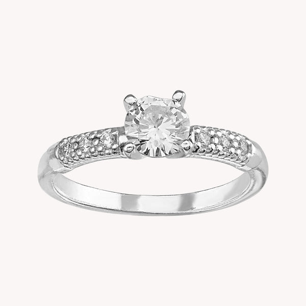 Anillo Solitario Torre C/P PA006