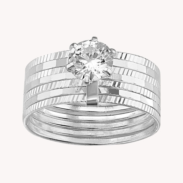 Anillo Semanario Solitario PA036