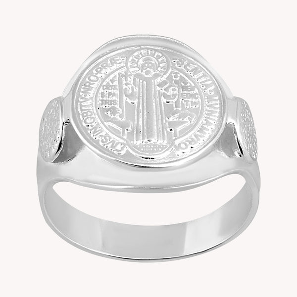 Anillo Medalla San Benito PA039