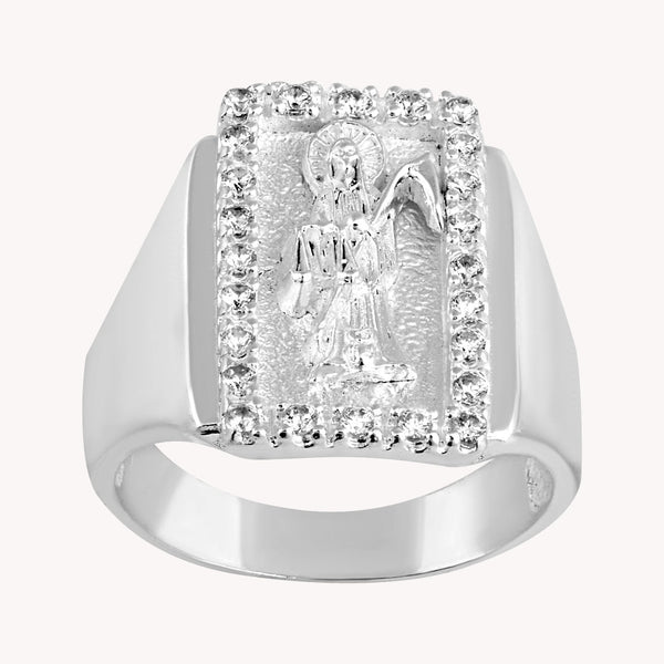 Anillo Sta Muerte Placa PA041