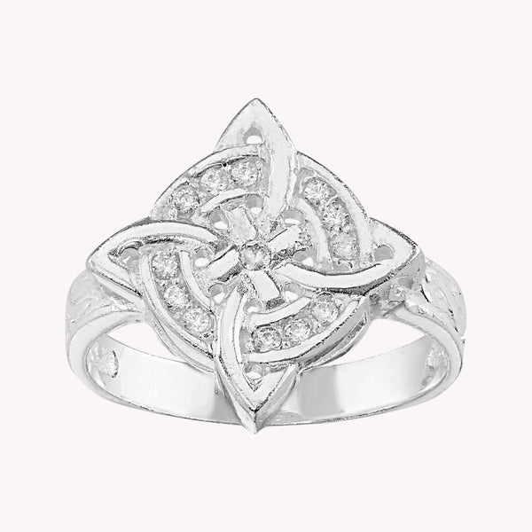 Anillo Nudo de Bruja Círculo PA044