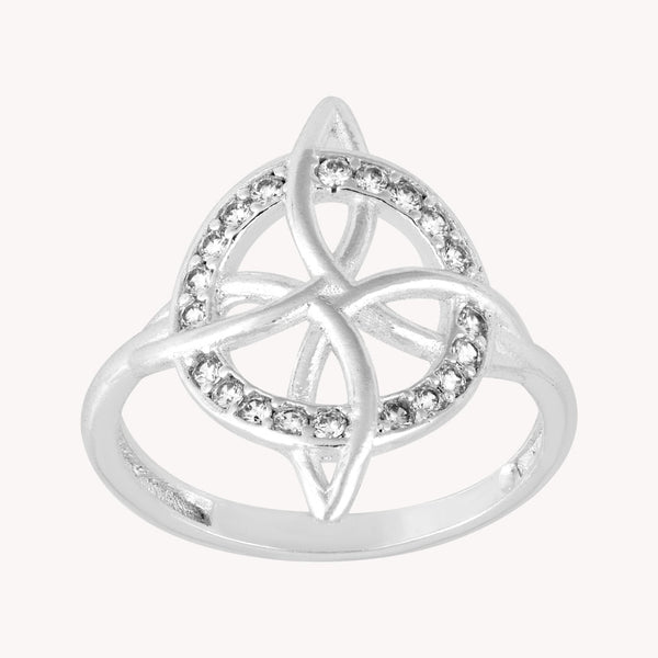 Anillo Nudo de Bruja Aro PA045