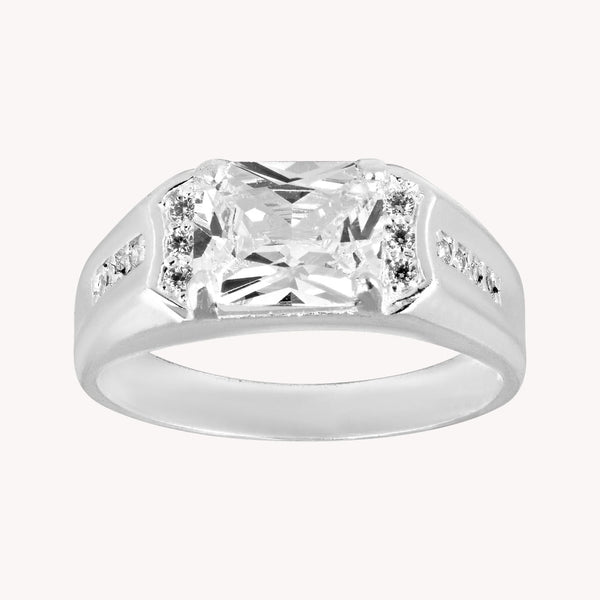 Anillo Cuadro Caballero PA056