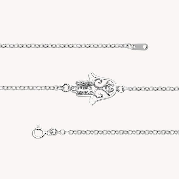 Pulso Mano De Fatima 18cm PU040