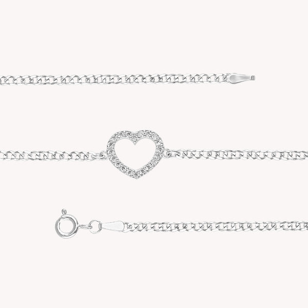 Pulso Corazon Silueta C/P PU042